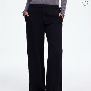 NWT Madewell Petite Pull On Straight Pants in Crepe